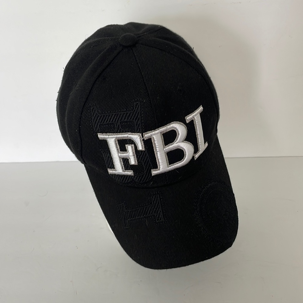 Black FBI Washington,D.C. Hat